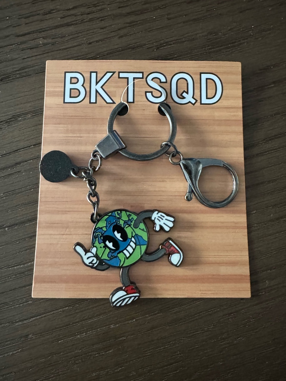 The limited-edition "Buckie" keychain